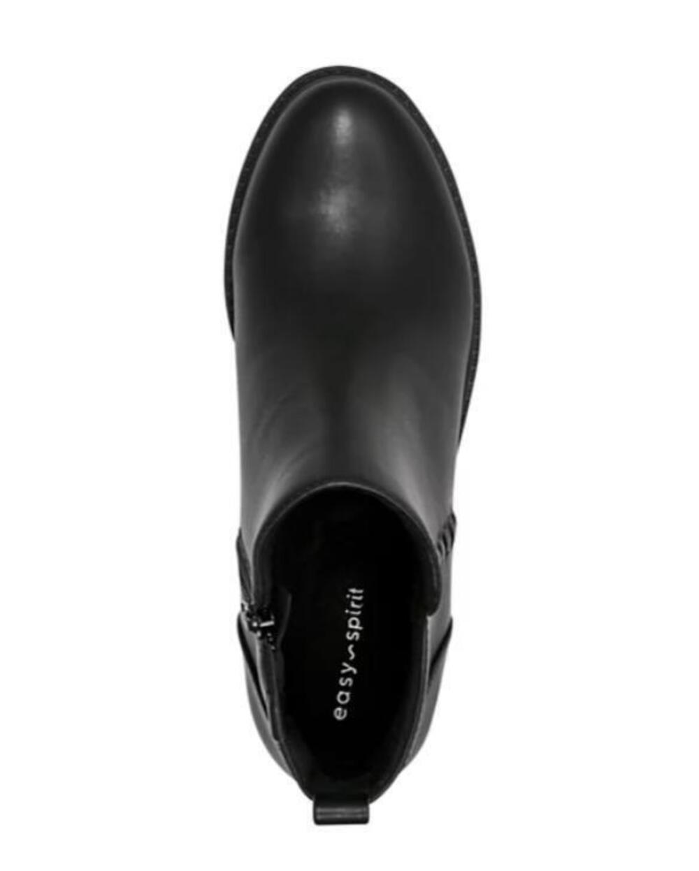 Easy Spirit Women's Black Almond Toe Block Heel Casual Booties 9.5 NWB - Picture 4 of 5